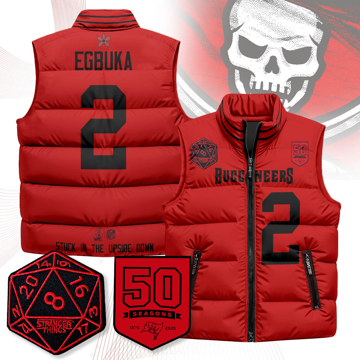 TB 'Stranger Things Edition' Unisex Puffer Vest-NQD