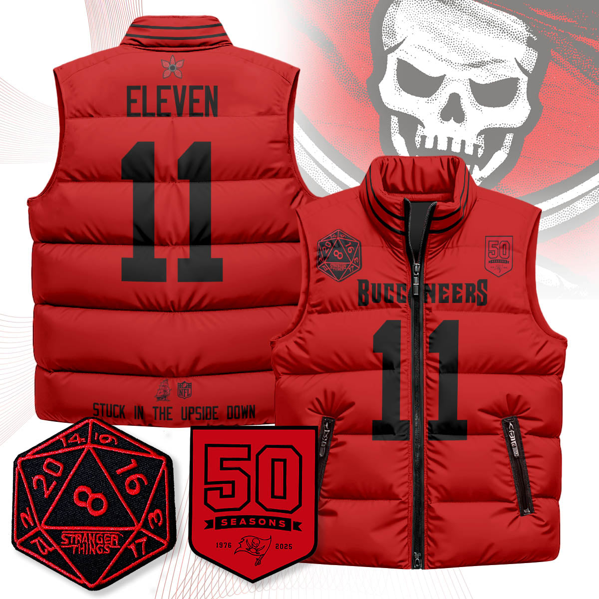 TB 'Stranger Things Edition' Unisex Puffer Vest-NQD