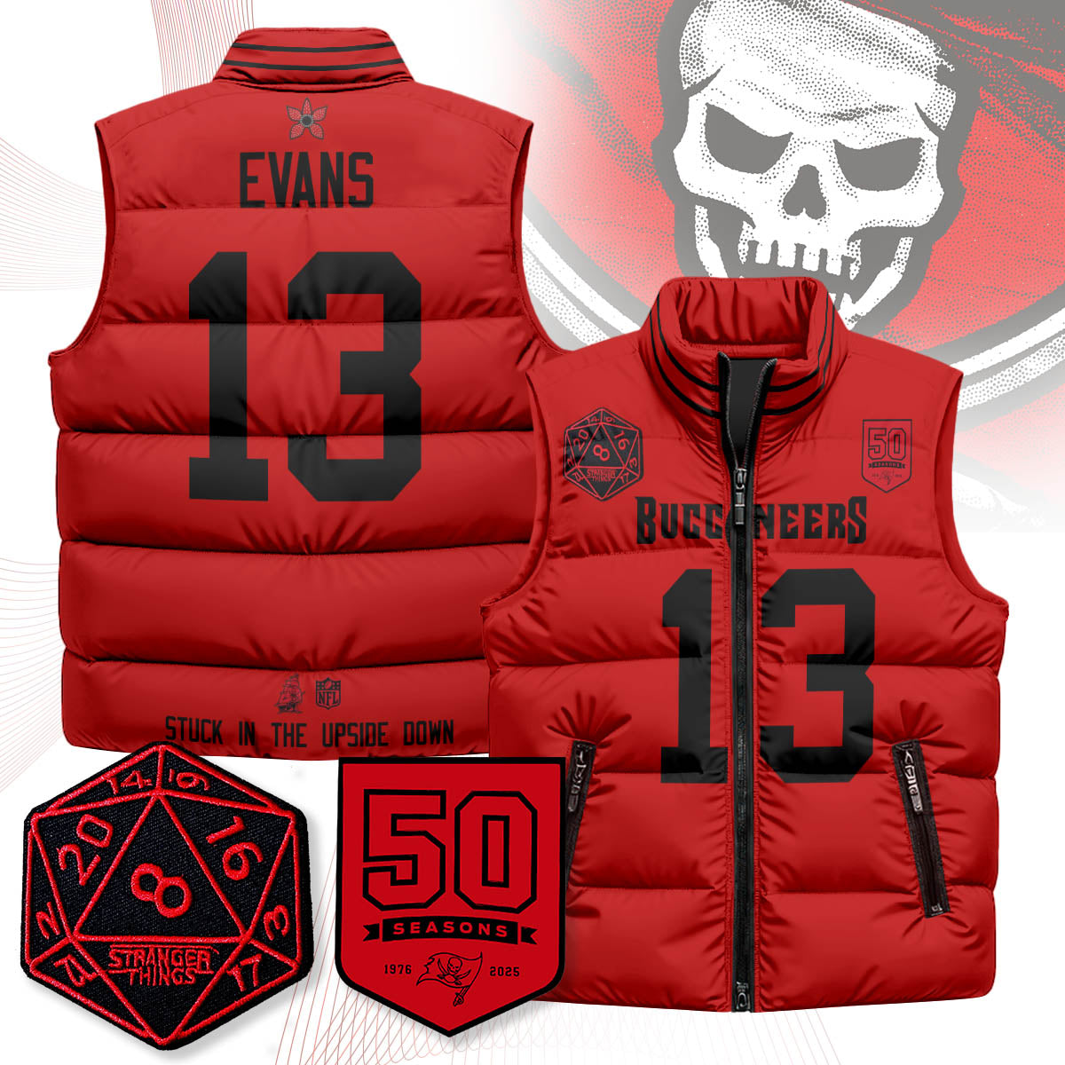 TB 'Stranger Things Edition' Unisex Puffer Vest-NQD