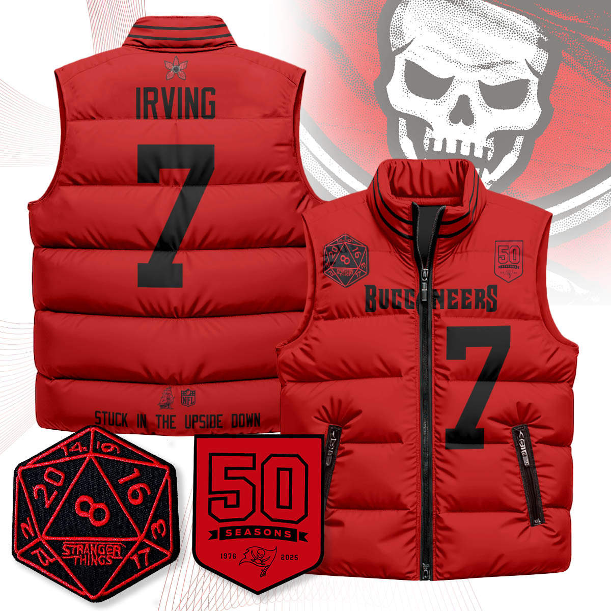 TB 'Stranger Things Edition' Unisex Puffer Vest-NQD