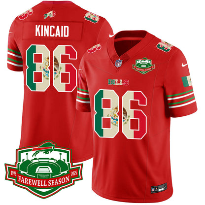 BUF Mexico Vapor Limited Jersey - Stitched-NQD
