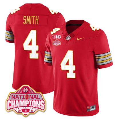 OSU 'Heritage Stripe' 2025 CFP Patch - National Champions Jersey N19 - All Stitched