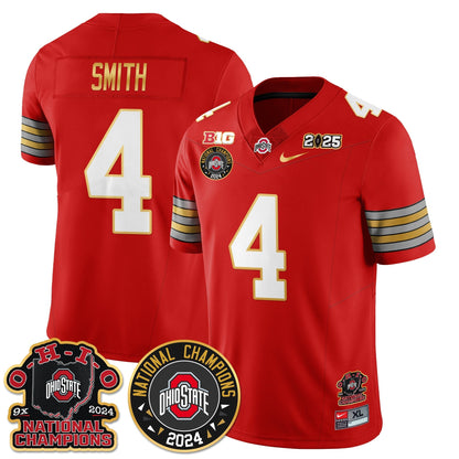 OSU 'Heritage Stripe' 2025 CFP Patch - National Champions Jersey N5 - All Stitched