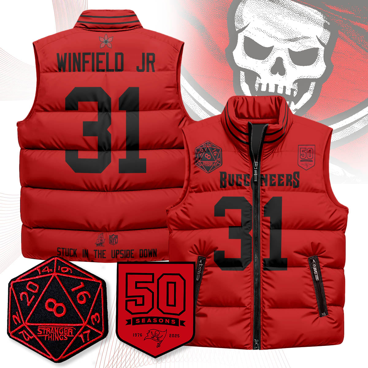 TB 'Stranger Things Edition' Unisex Puffer Vest-NQD