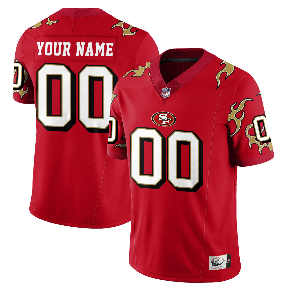 Custom SF 1994 Legacy Vapor Limited Jersey - All Stitched