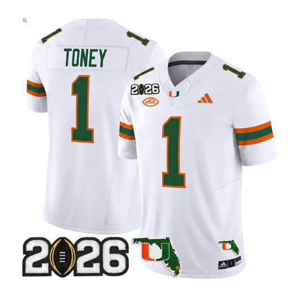 MIA 2026 CFP Final & Florida Patch Vapor Limited Jersey - Stitched