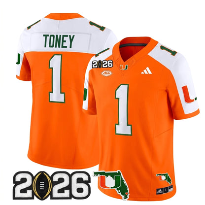 MIA 2026 CFP Final & Florida Patch Vapor Limited Jersey - Stitched