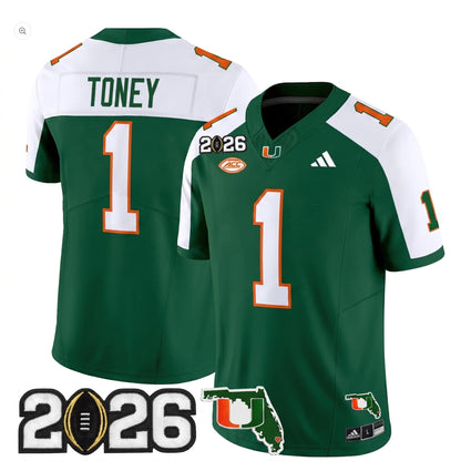 MIA 2026 CFP Final & Florida Patch Vapor Limited Jersey - Stitched