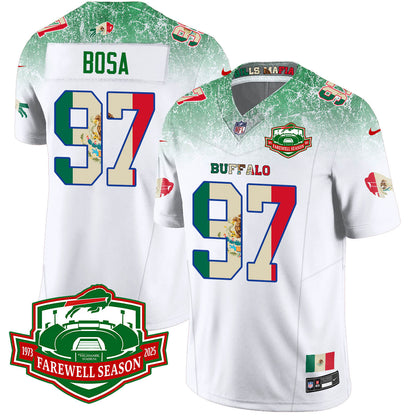 BUF Mexico Vapor Limited Jersey - Stitched-NQD