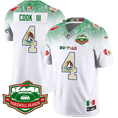 BUF Mexico Vapor Limited Jersey - Stitched-NQD