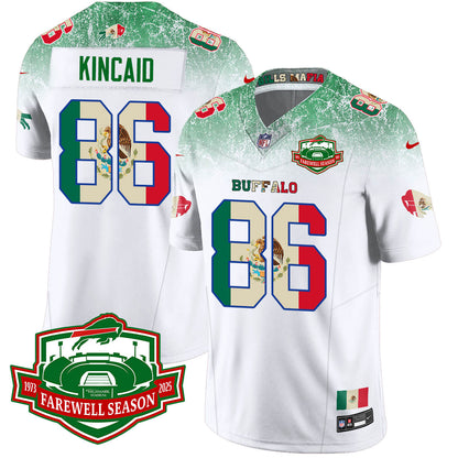 BUF Mexico Vapor Limited Jersey - Stitched-NQD