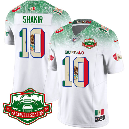 BUF Mexico Vapor Limited Jersey - Stitched-NQD