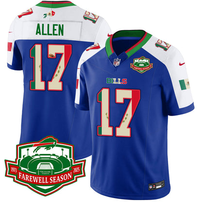 BUF Mexico Vapor Limited Jersey - Stitched-NQD