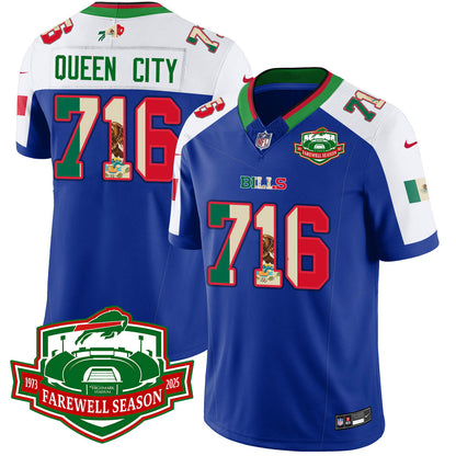 BUF Mexico Vapor Limited Jersey - Stitched-NQD