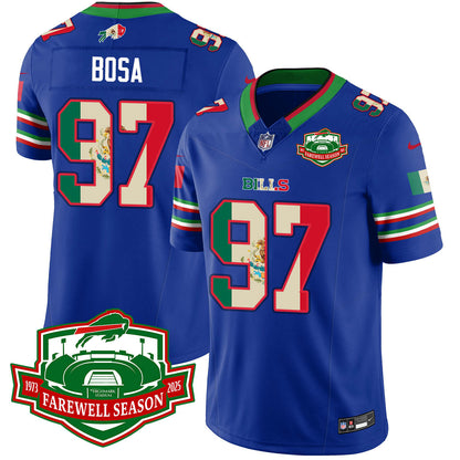 BUF Mexico Vapor Limited Jersey - Stitched-NQD
