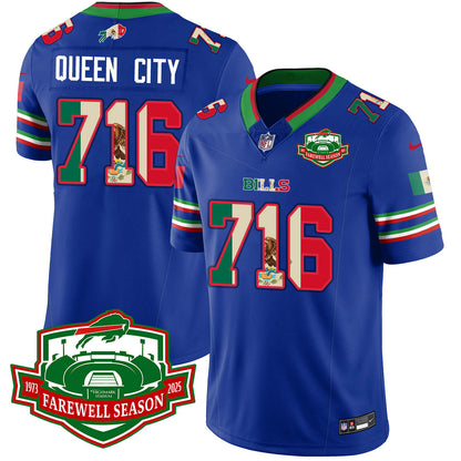 BUF Mexico Vapor Limited Jersey - Stitched-NQD