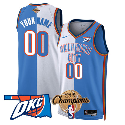OKC 2024-25 Champions Jersey - All Stitched