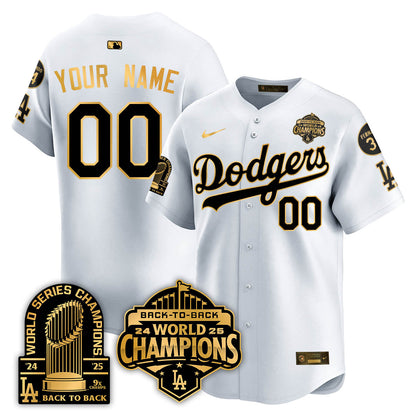 LAD 2025 World Series Champions Jersey - 9x Champs - All Stitched N2
