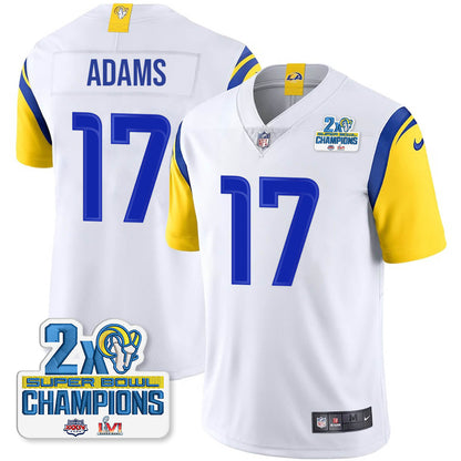 LAR 2-Time Champions Patch Vapor Limited Jersey - All Stitched 1