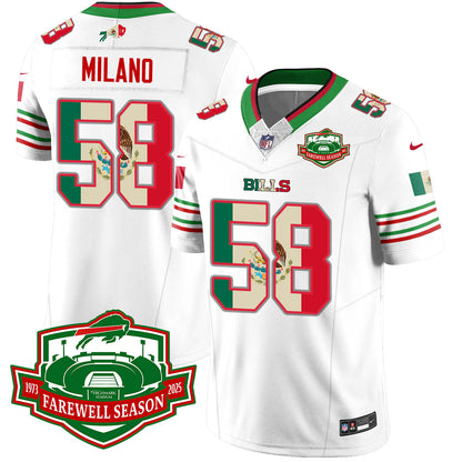 BUF Mexico Vapor Limited Jersey - Stitched-NQD