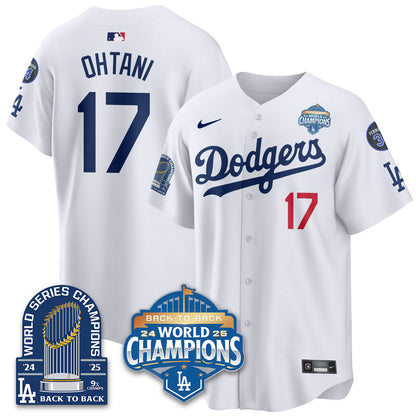 LAD 2025 World Series Champions Jersey - 9x Champs - All Stitched N2