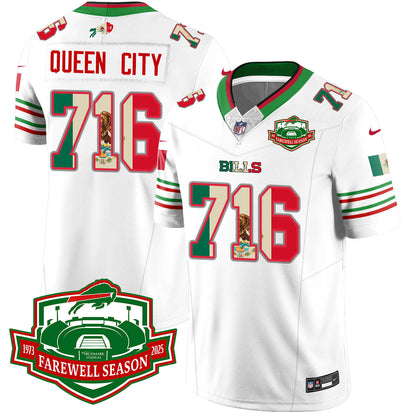 BUF Mexico Vapor Limited Jersey - Stitched-NQD