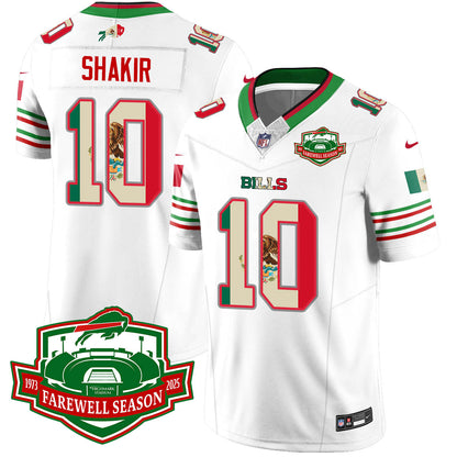 BUF Mexico Vapor Limited Jersey - Stitched-NQD