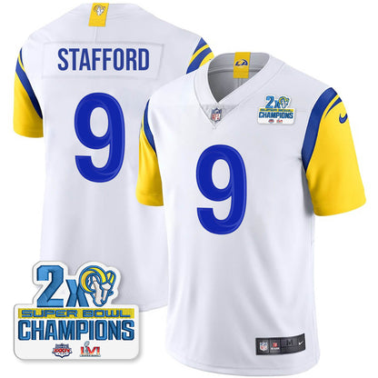 LAR 2-Time Champions Patch Vapor Limited Jersey - All Stitched 1
