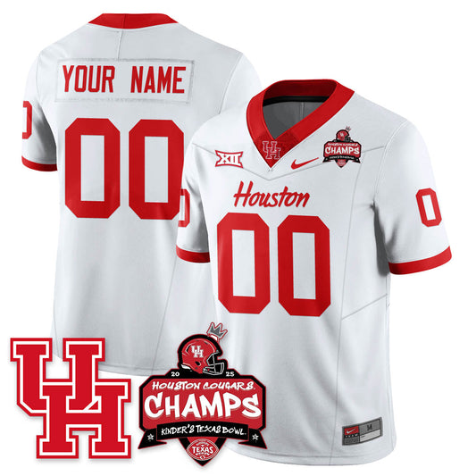 HCG Football 2025 Kinder's Texas Bowl Champions Custom Jersey - All Stitched
