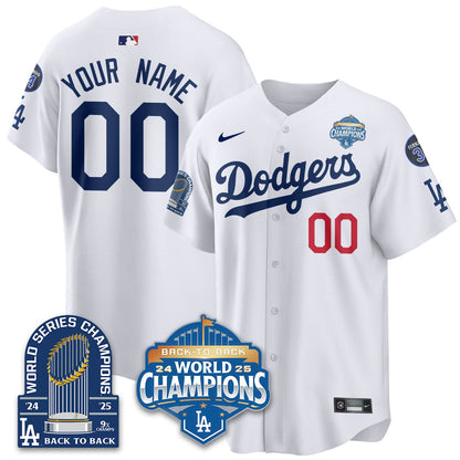 Custom LAD 2025 World Series Champions Jersey - 9x Champs - Stitched-NQD