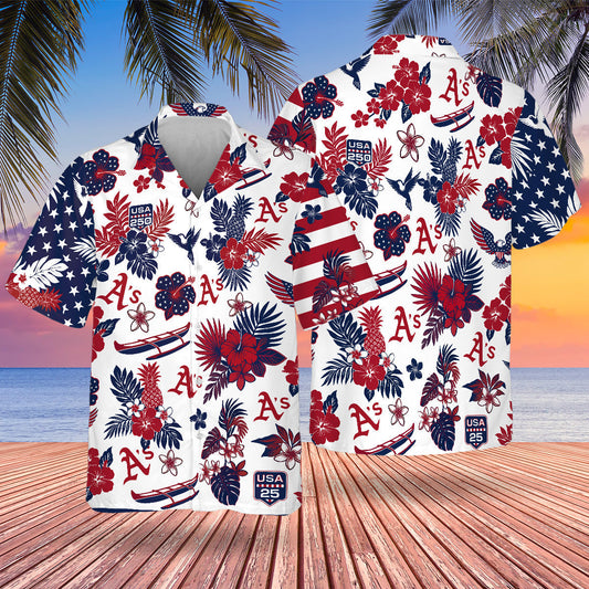OAK Special Semiquincentennial Hawaiian Design Button Shirt V2-NQD