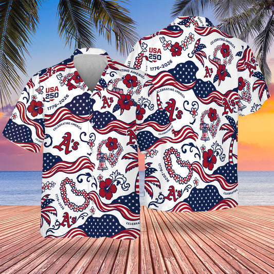 OAK Special Semiquincentennial Hawaiian Design Button Shirt V3-NQD