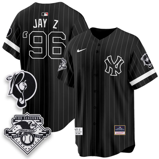 NYY x Jay Z Edition Vapor Jersey - Stitched-NQD