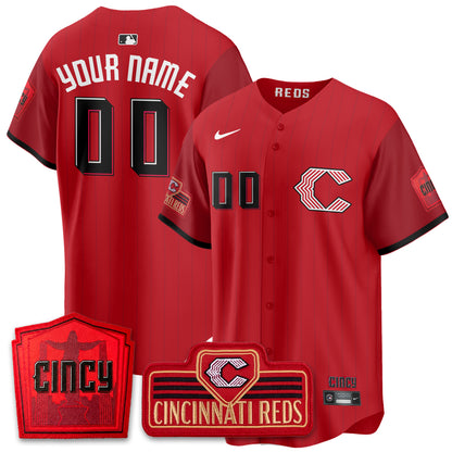 CIN 2026 City Connect Limited Premier Vapor Custom Jersey - All Stitched