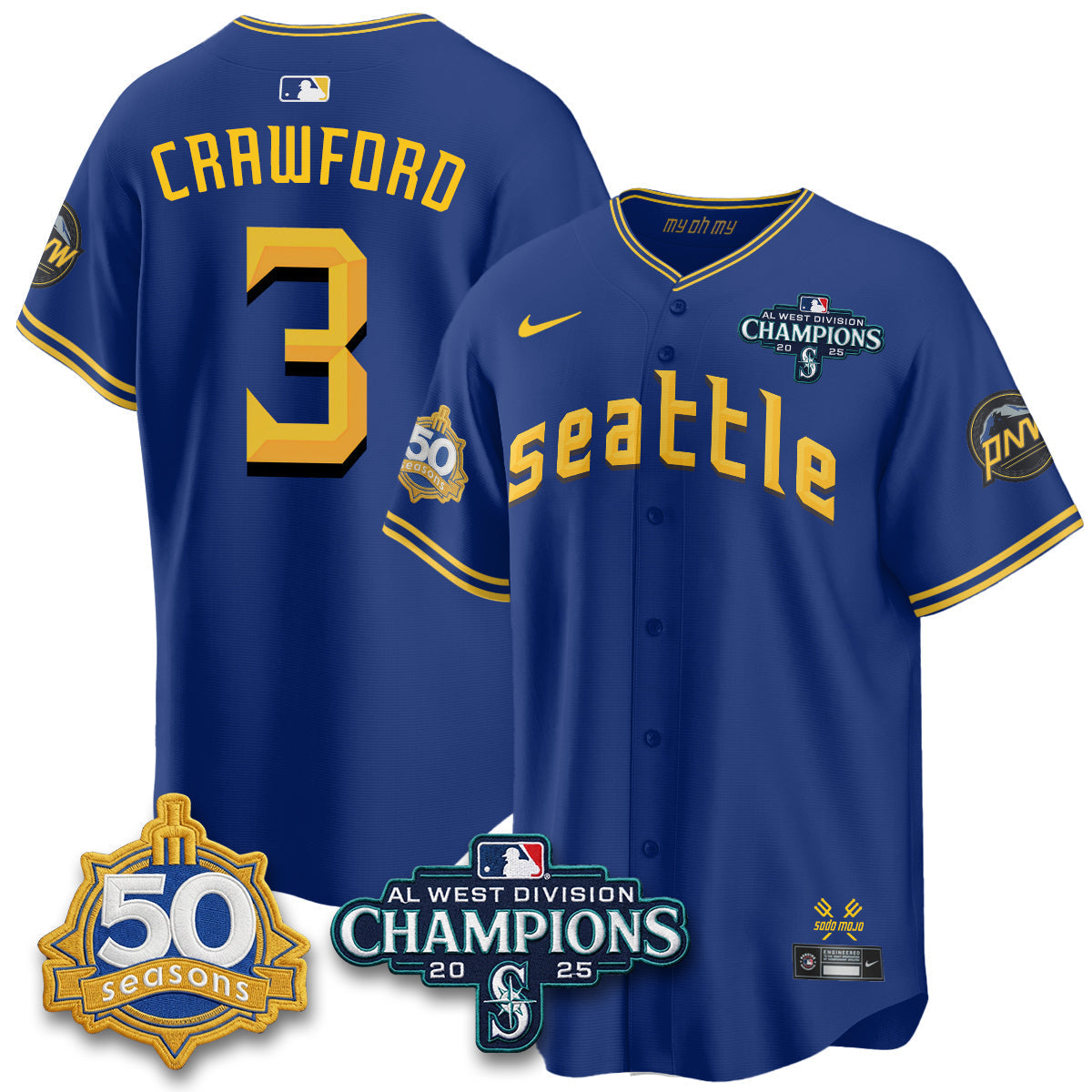 SEA 2026 Vapor Limited Jersey - 50th Anniversary - Stitched-NQD