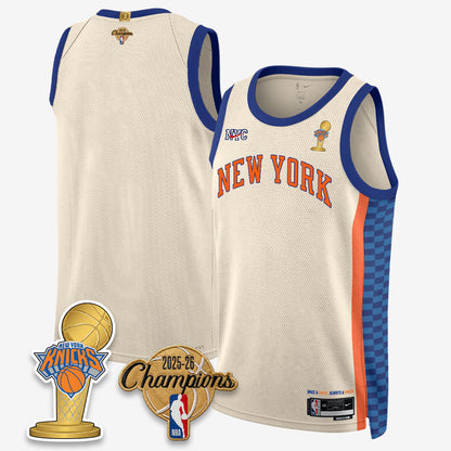 NYK 2026 Basketball Champions Vapor Jersey - Stitched-NQD