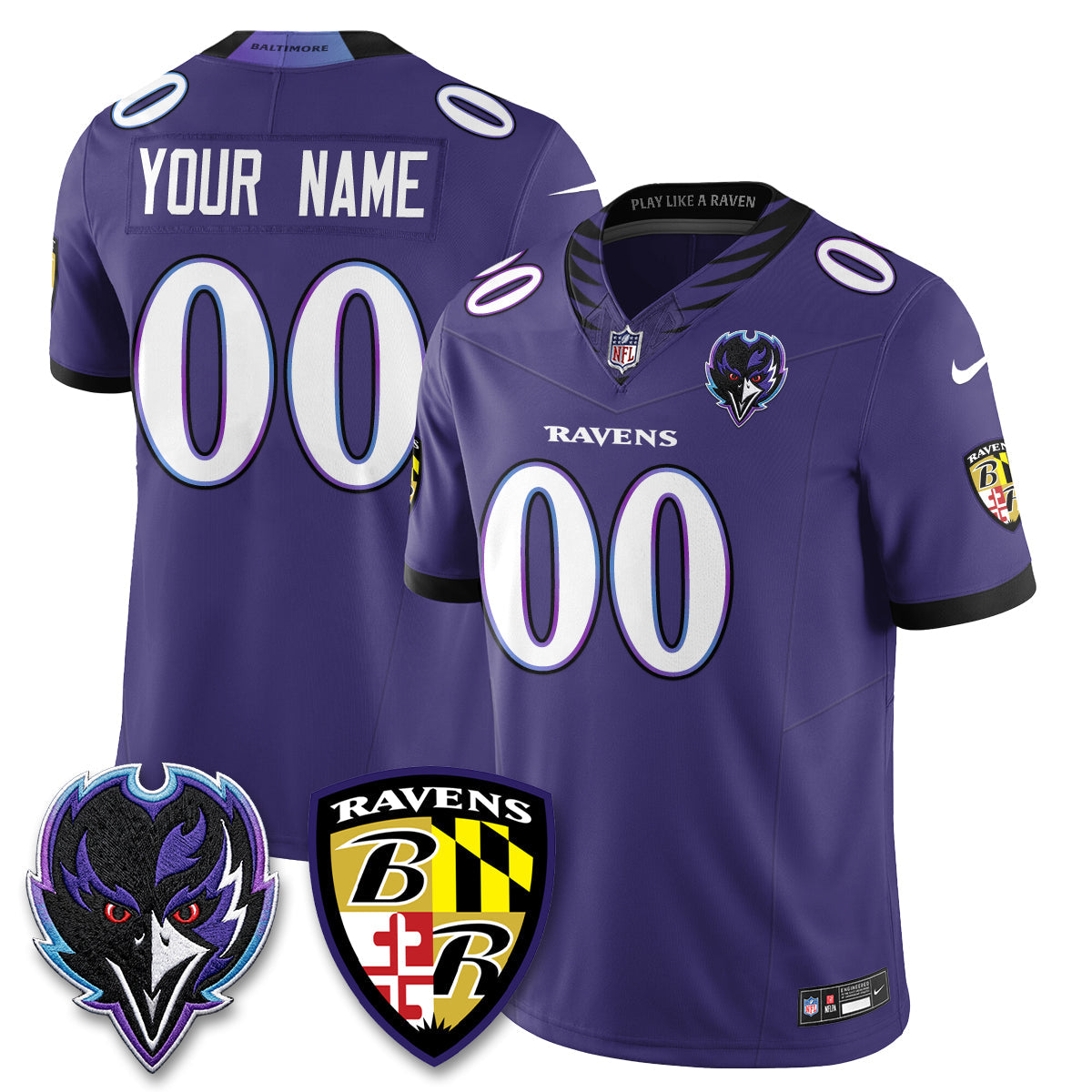 BAL The Next Flight Vapor Custom Jersey - Stitched-NQD