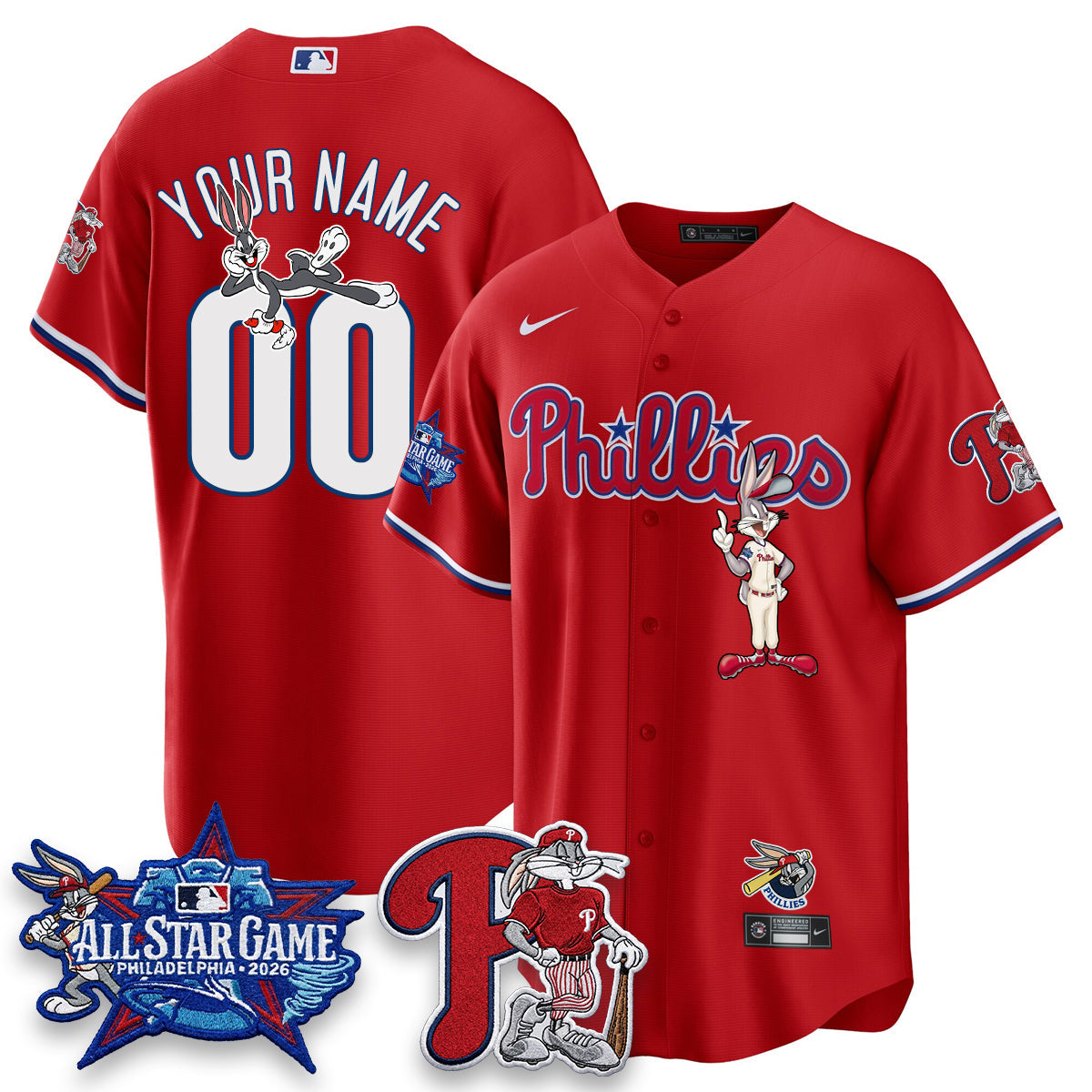 PHI x Bunny Vapor Premier Limited Custom Jersey - Stitched-NQD