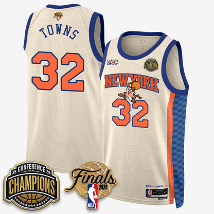 NYK 2026 NBA Eastern Conference Champions x Bunny Vapor Jersey V2- Stitched-NQD