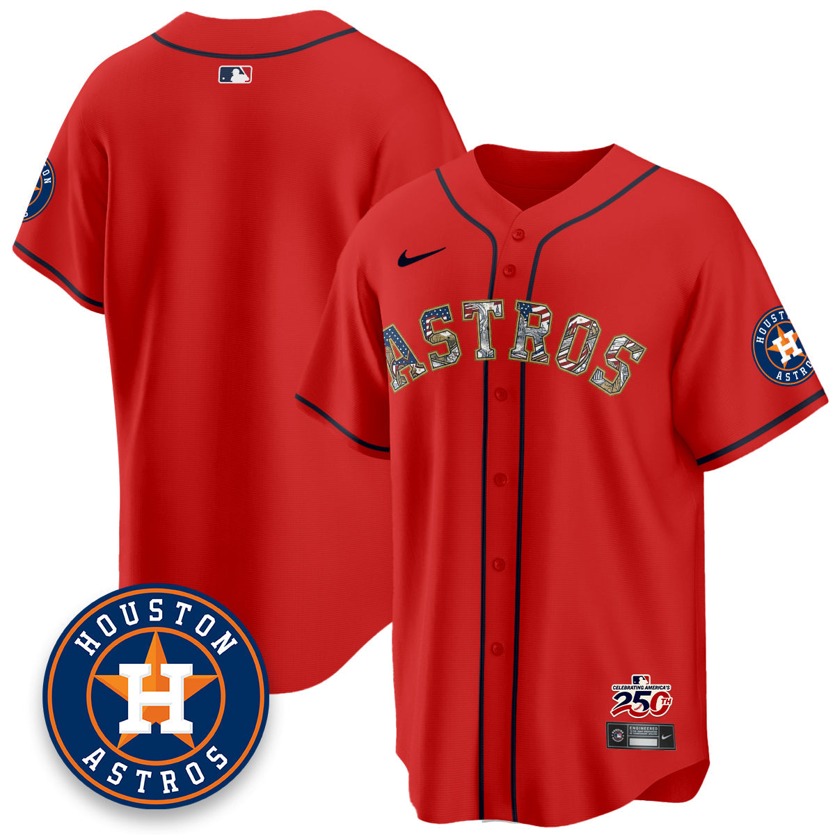 HOU 2026 Independence Day USA Vapor Limited Jersey - Stitched-NQD