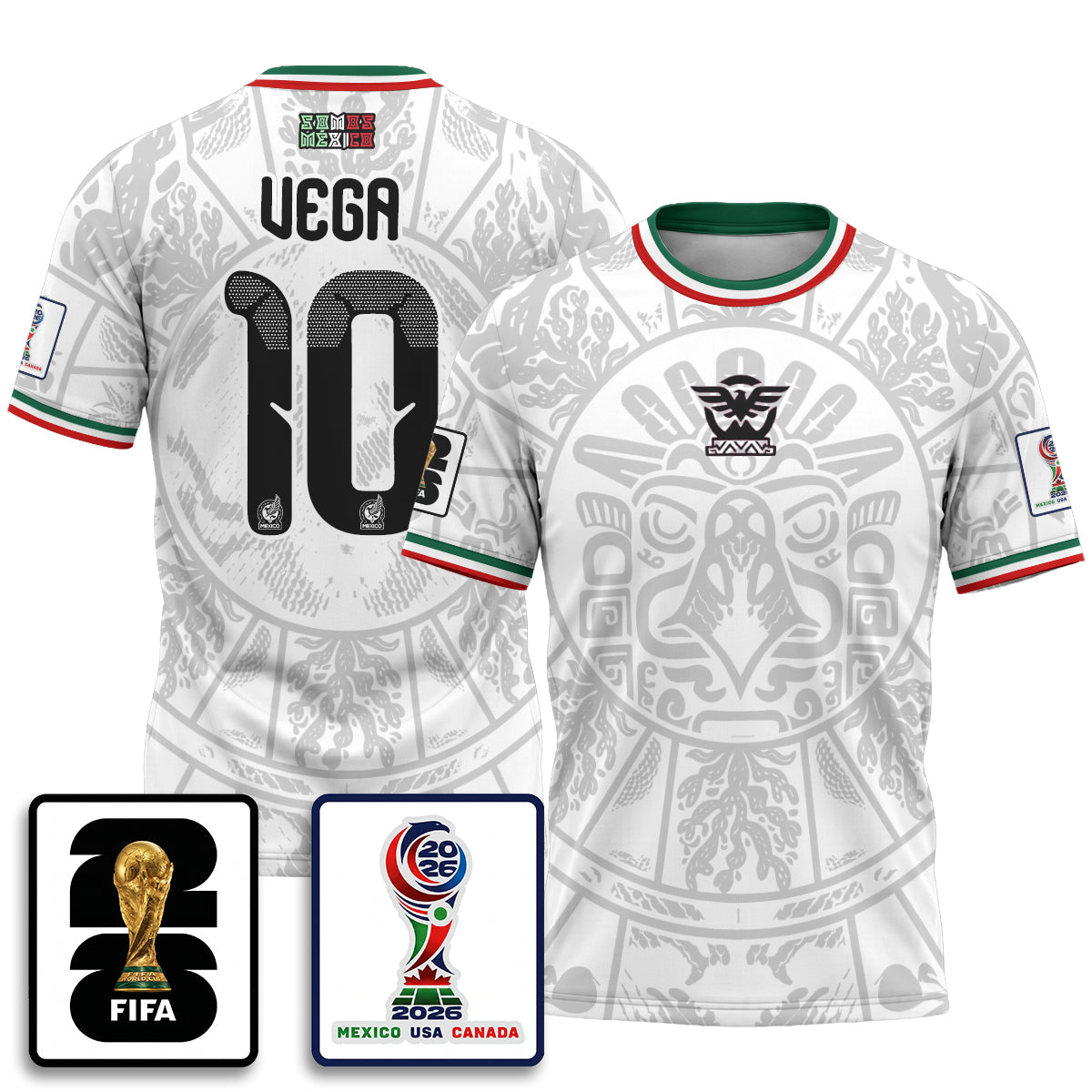 Mexico WC 2026 Fan Gear Version Jersey V2- Printed