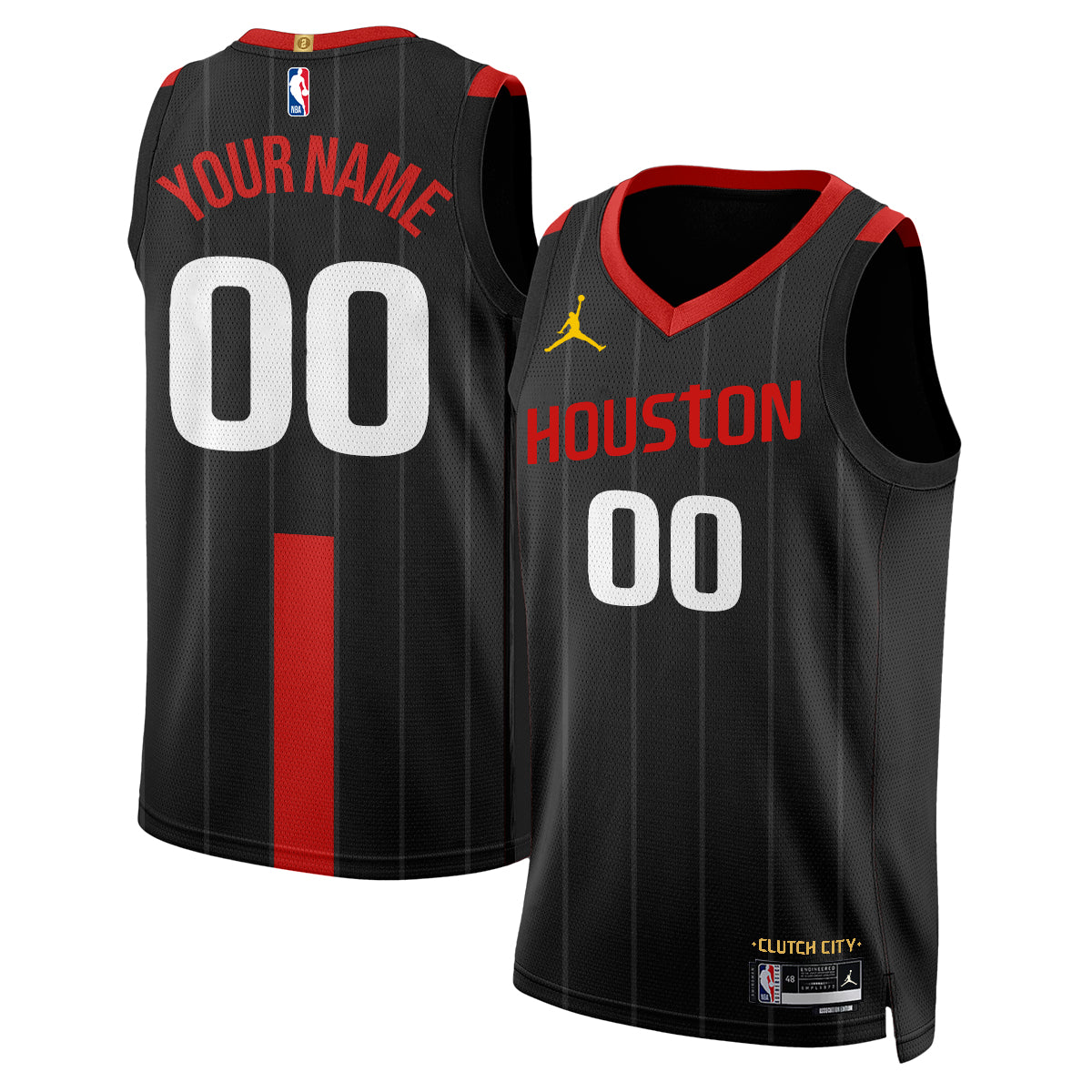 Houston Rockets 2026 “Icon Edition” Vapor Custom Jersey -Stitched