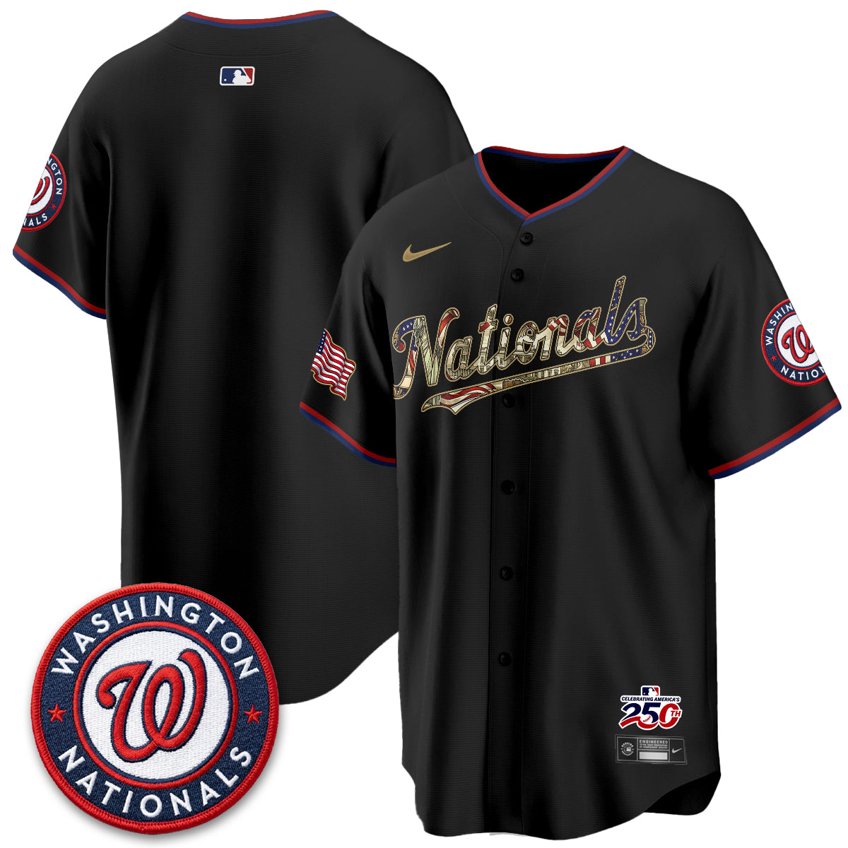 WSH 2026 Independence Day USA Vapor Jersey - Stitched-NQD