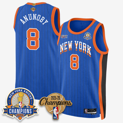 New York Knicks 2026 Basketball Champions Special Edition Vapor Jersey V2- Stitched