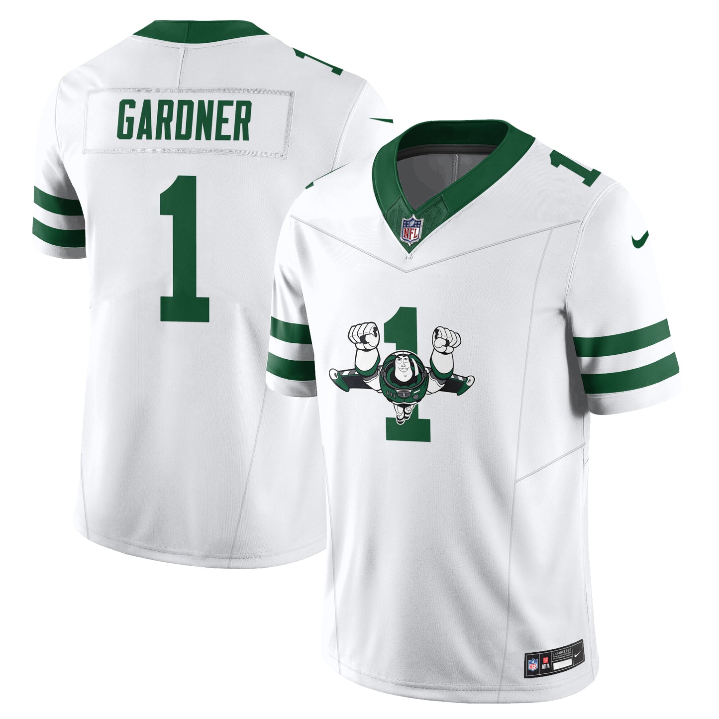 New York Jets x Infinity & Beyond Hero Edition Vapor Jersey - Stitched