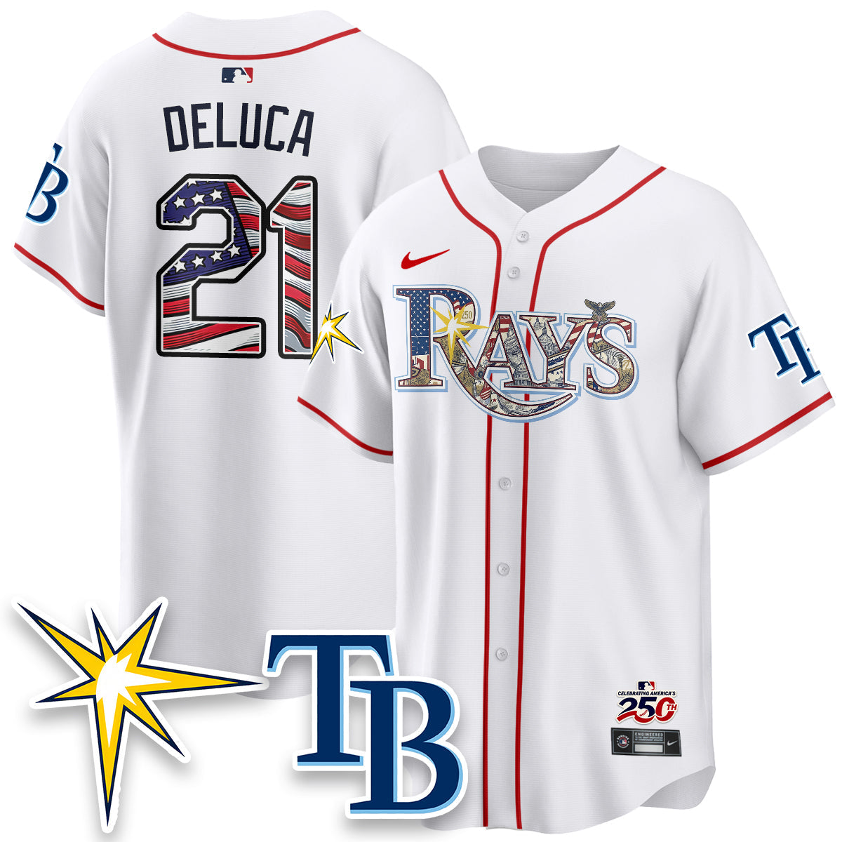 TB Independence Day USA 2026 Vapor Limited Jersey - Stitched-NQD