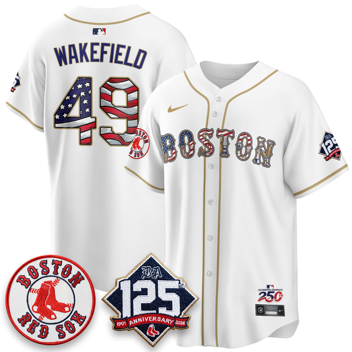BOS 2026 Independence Day USA Vapor Limited Jersey - Stitched-NQD