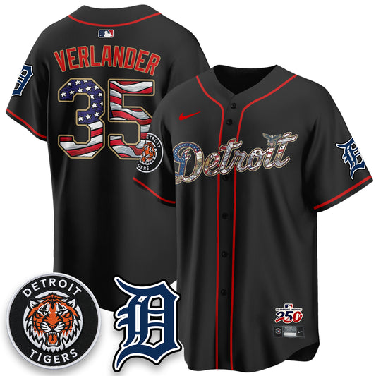 DET 2026 Independence Day USA Vapor Limited Jersey - Stitched-NQD