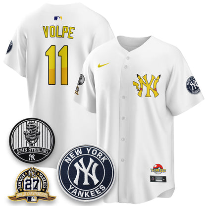 NYY x PKM Cartoon Limited Jersey -  Stitched-NQD