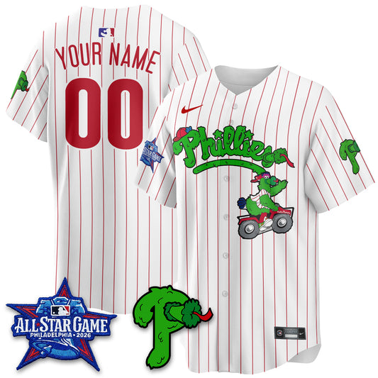 Philadelphia Phillies Phanatic Vapor Limited Custom Jersey V2- Stitched